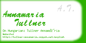 annamaria tullner business card